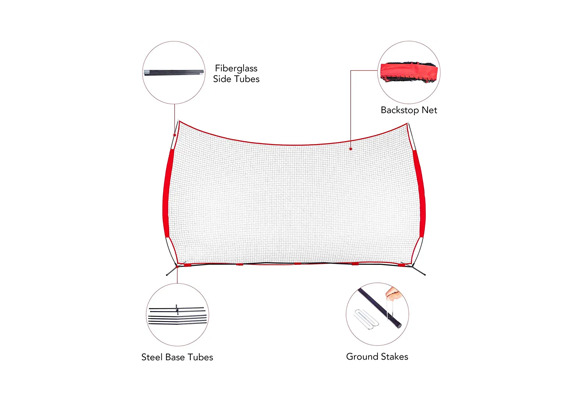 Сетка для тренировки бейсбола, группа III