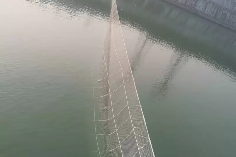 Аквакультура «Три ущелья Янцзы»: китайский осетр, заградительная сеть длиной 255 метров