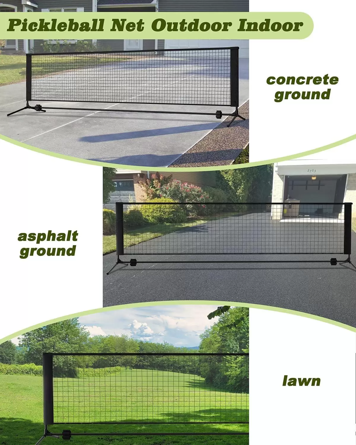 Складная мини-сетка для пиклбола