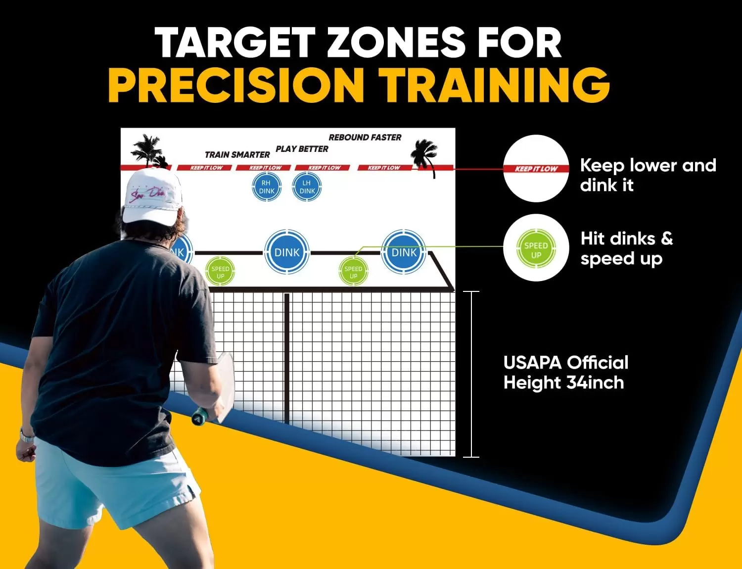 6*6 футов, стальная трубчатая площадка для пиклбола 2-в-1