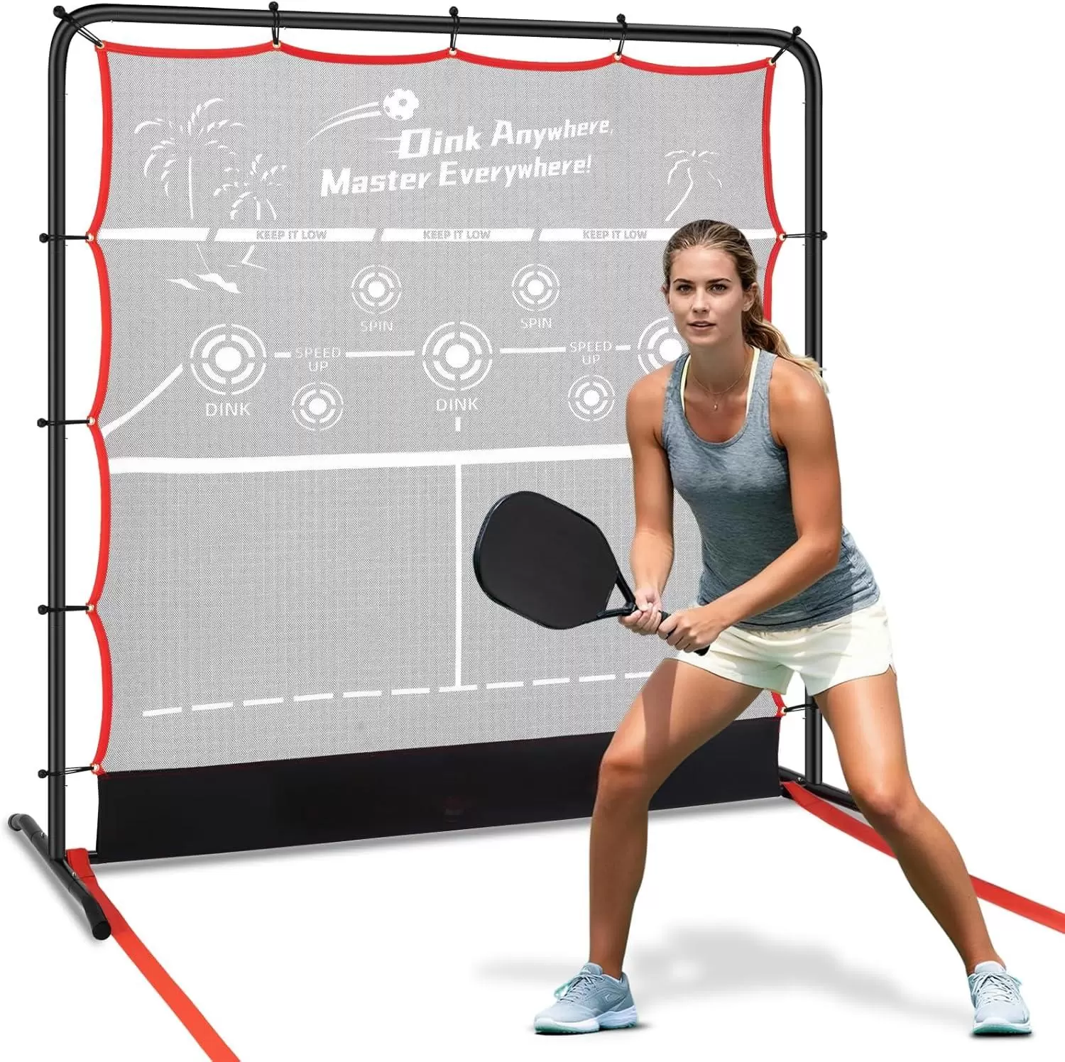 6*6 футов, стальная трубчатая площадка для пиклбола 2-в-1 &Iota;&Iota;