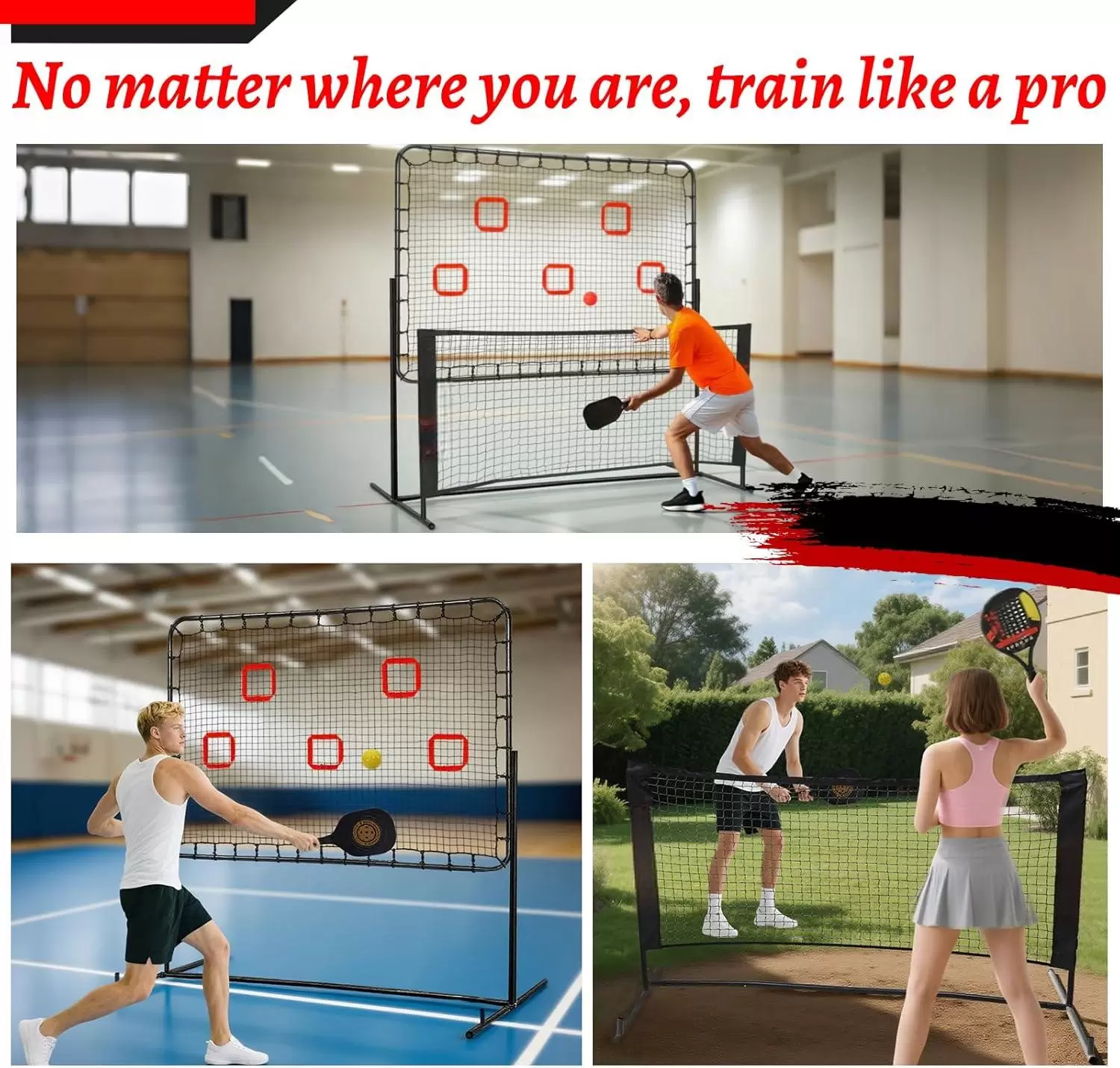 6*6 футов, стальная труба, 2-в-1, для пиклбола &Iota;V