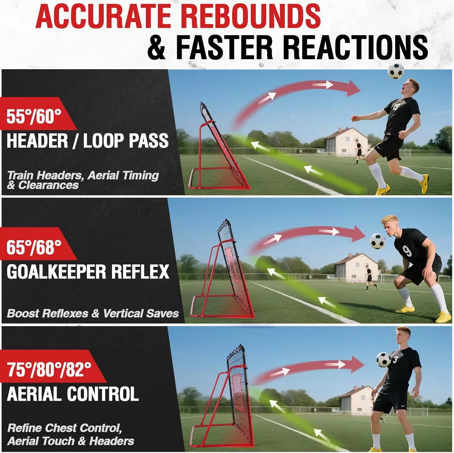 Футбольная сетка отскока