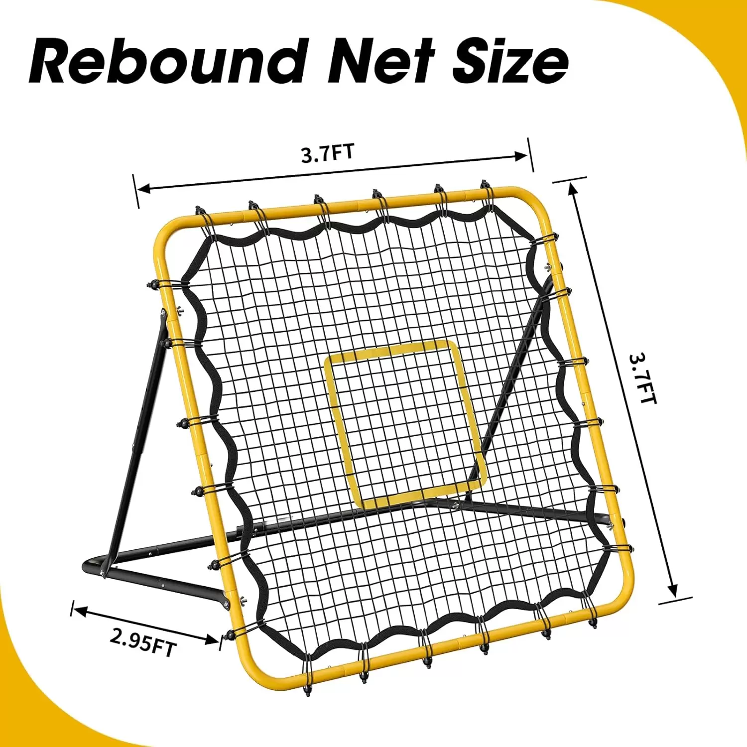 Регулируемая по углу наклона многофункциональная спортивная сетка для отскока мяча I