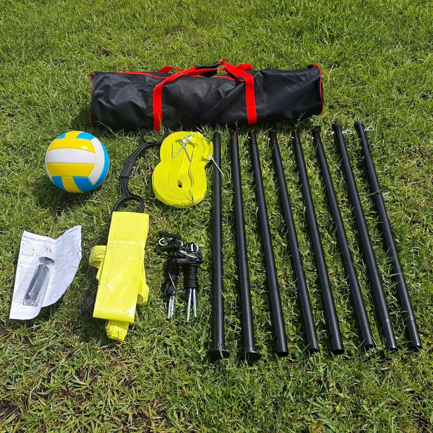 Многофункциональная тренировочная сетка для волейбола с регулируемой длиной