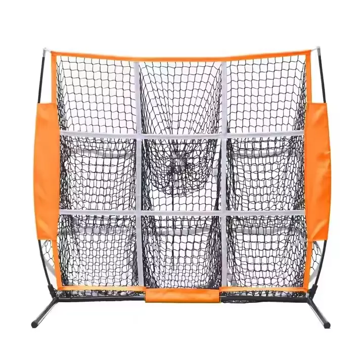 Тренировочная сетка для бейсбола 4х4 фута с 9 лунками