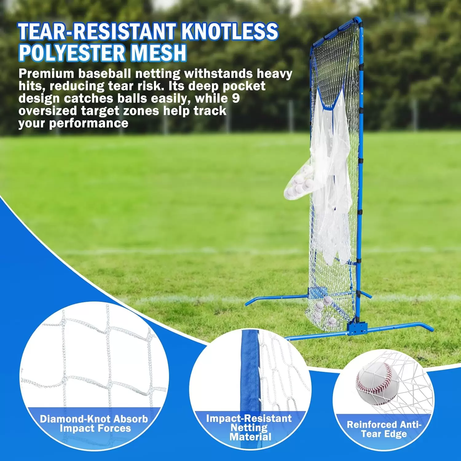 Бейсбольная и софтбольная сетка с 9 лунками