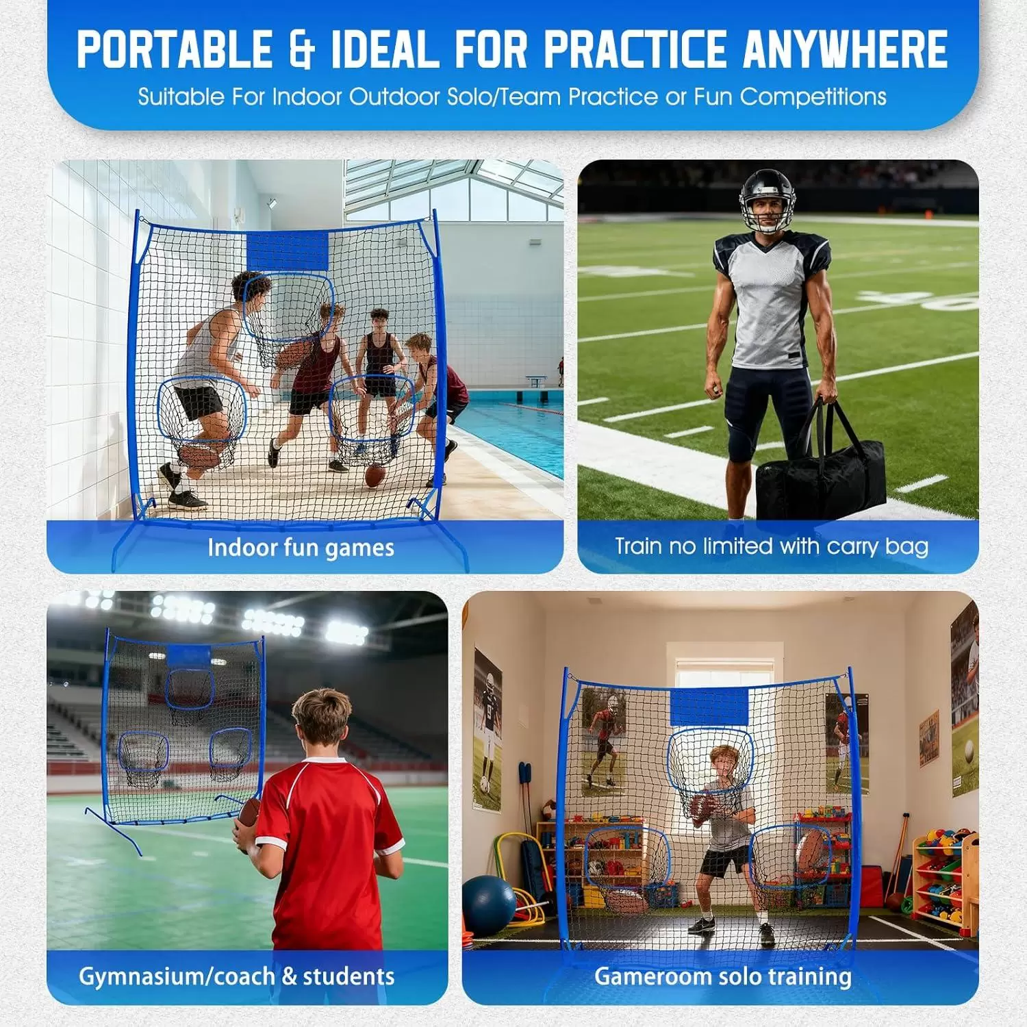 Тренировочная сетка для бросков в регби II