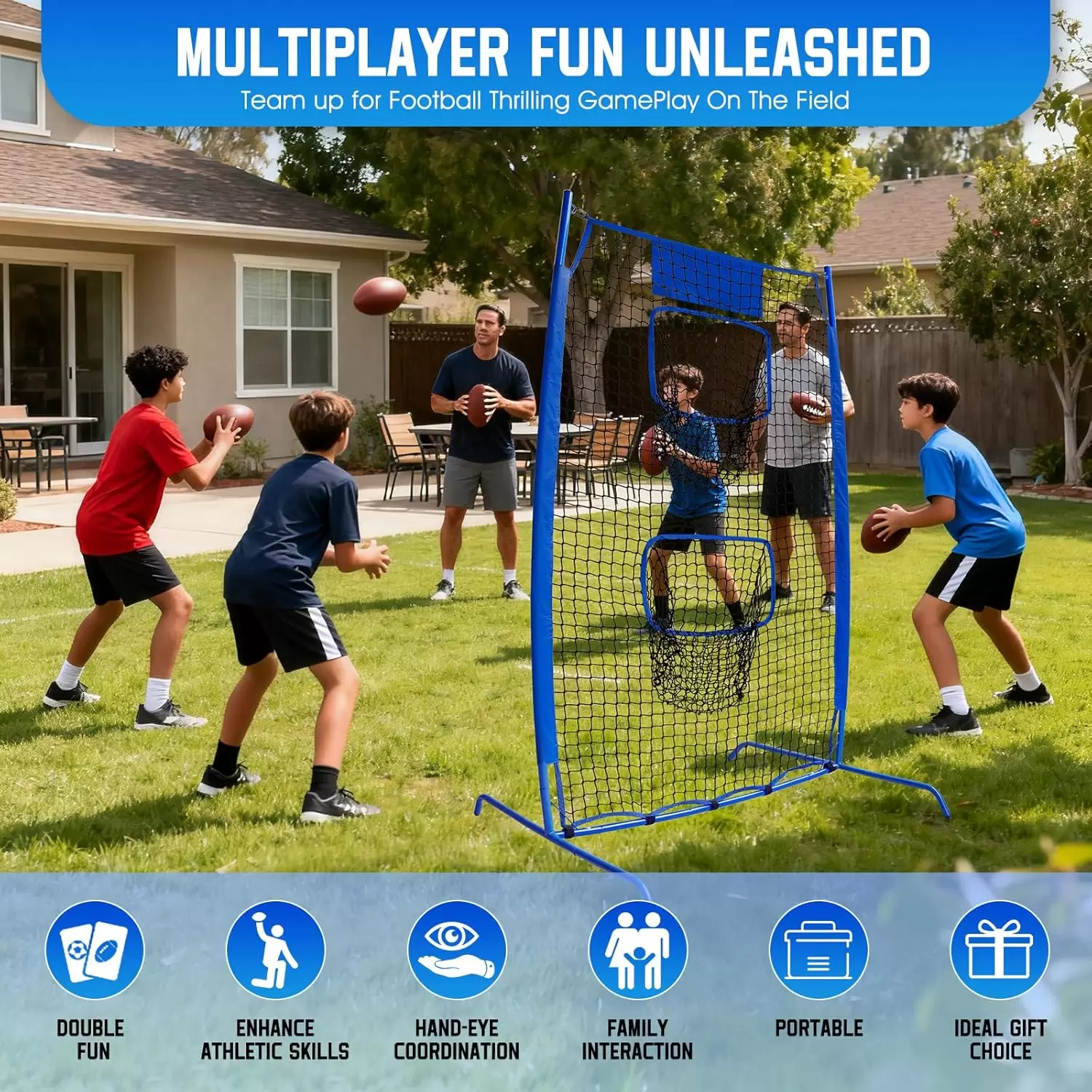 Тренировочная сетка для бросков в регби II