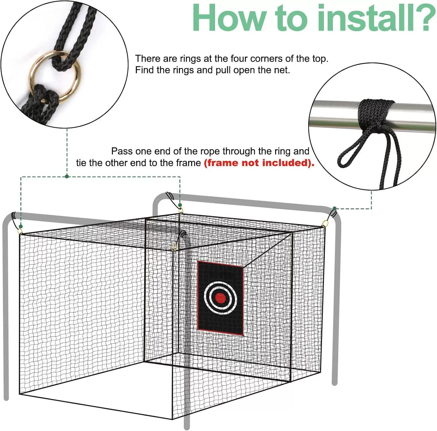 Сетка для гольфа (только сетка) II