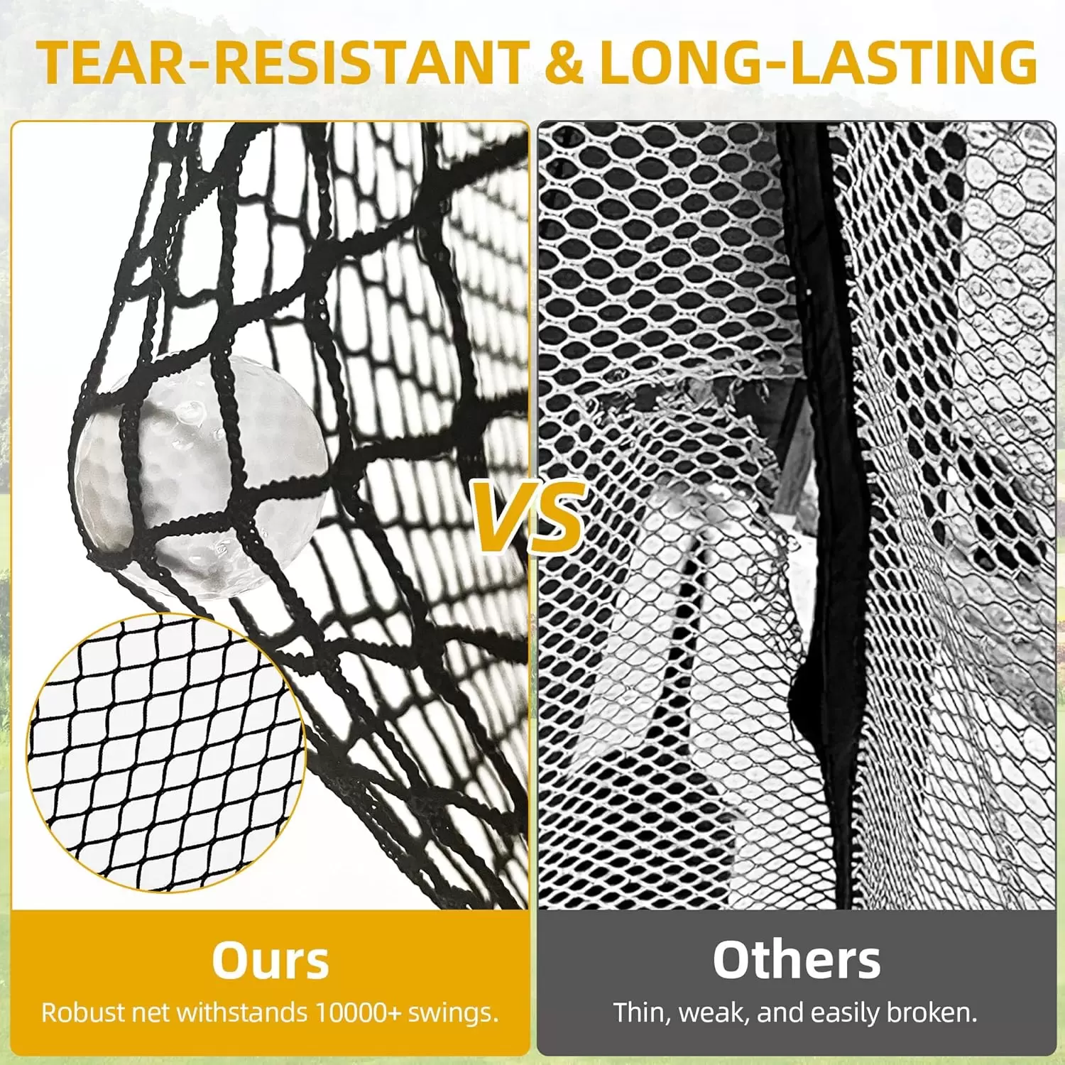 Тренировочная сетка для гольфа ИИ