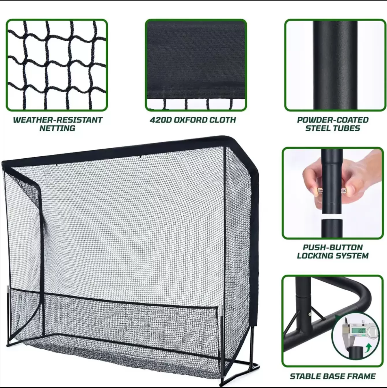 Тренировочная сетка для гольфа ИИ