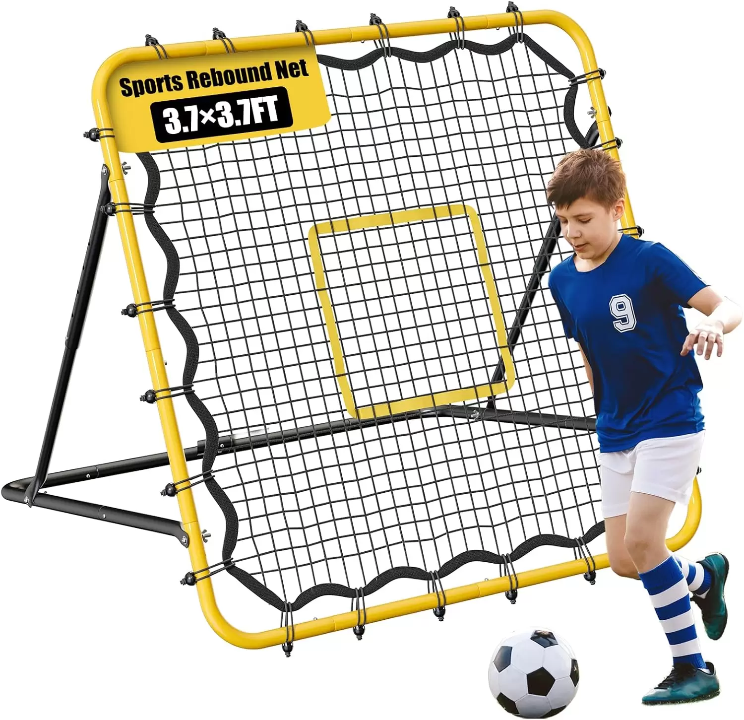 Регулируемая по углу наклона многофункциональная спортивная сетка для отскока мяча I